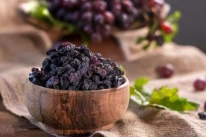 Properties of raisins